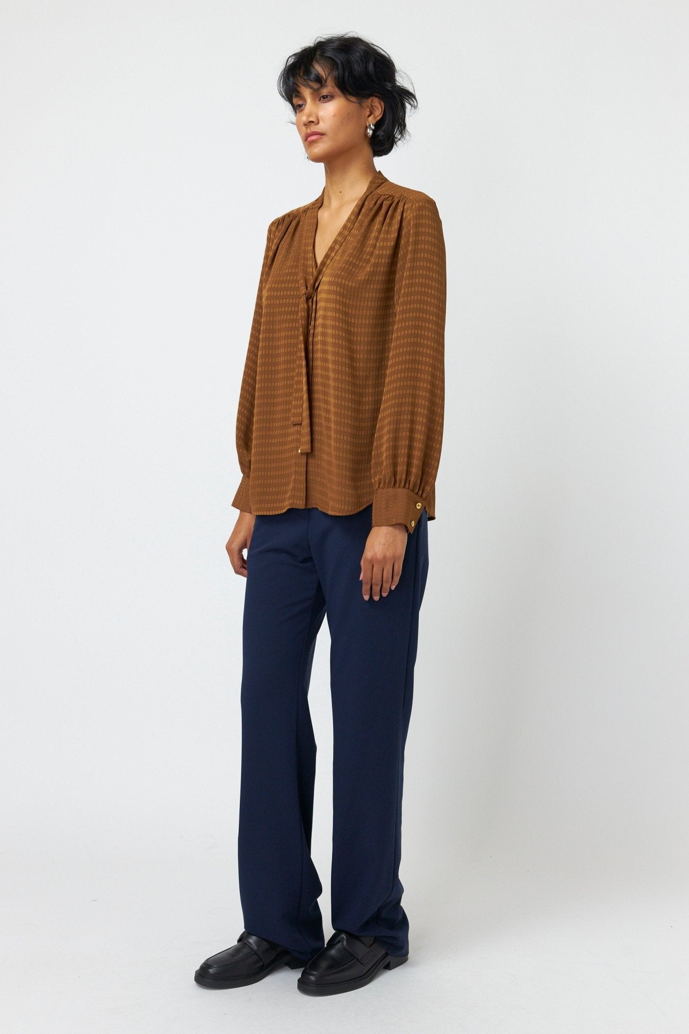 Kate Sylvester | Penelope Blouse | Bronze | Palm Boutique