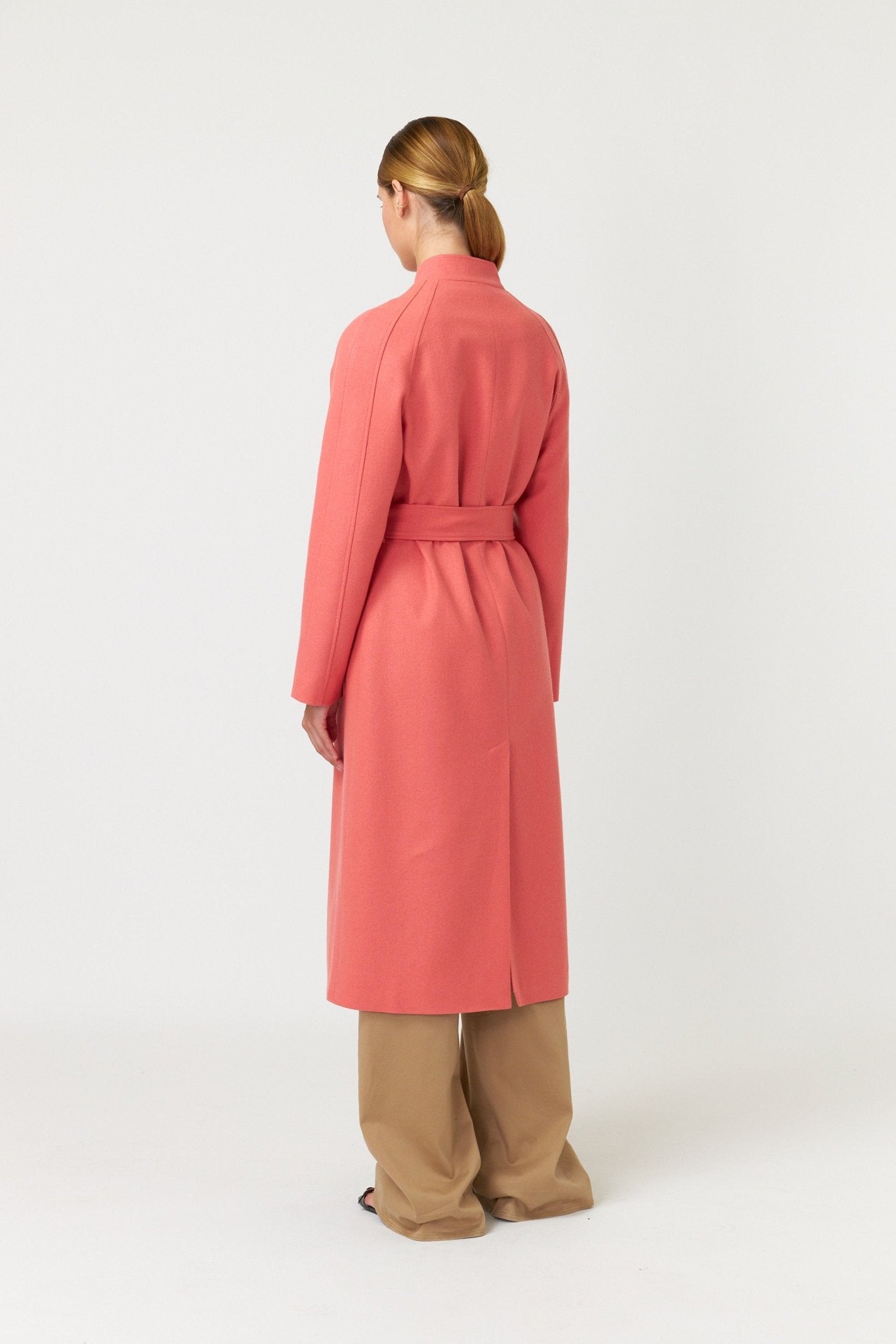 Kate Sylvester | Quincy Coat | Coral | Palm Boutique