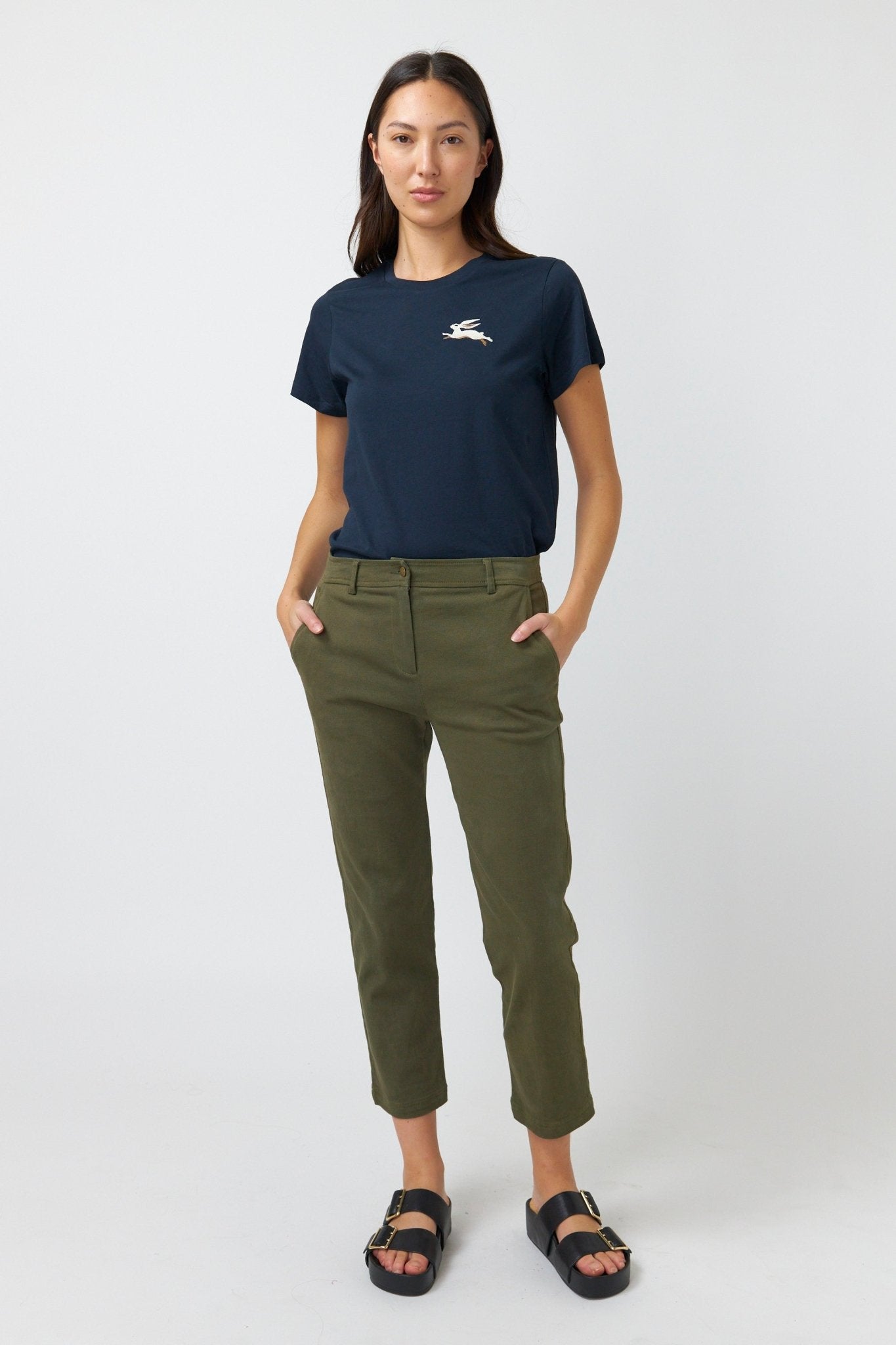 Kate Sylvester | Utility Trouser | Olive | Palm Boutique