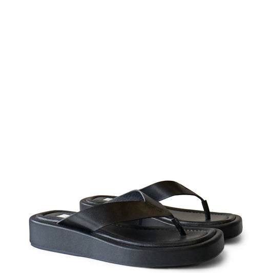 Kathryn Wilson | Elle Sandal | Black Calf | Palm Boutique