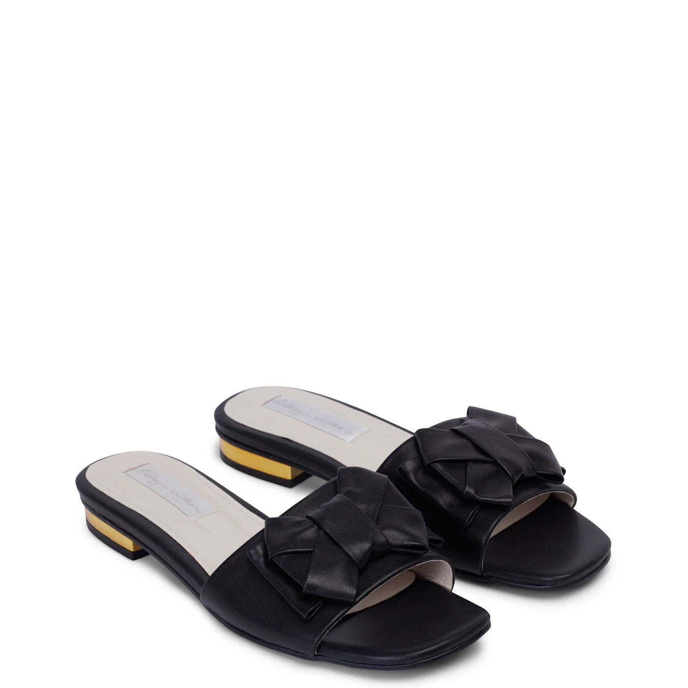 Kathryn Wilson | Etta Slide | Black Calf | Palm Boutique