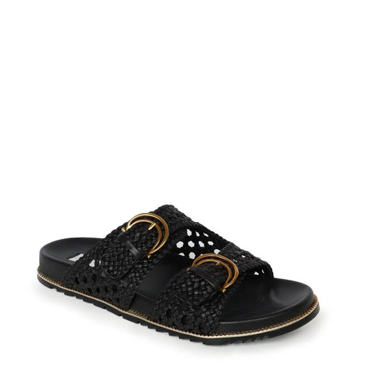 Kathryn Wilson | Holly Slide | Black Woven | Palm Boutique