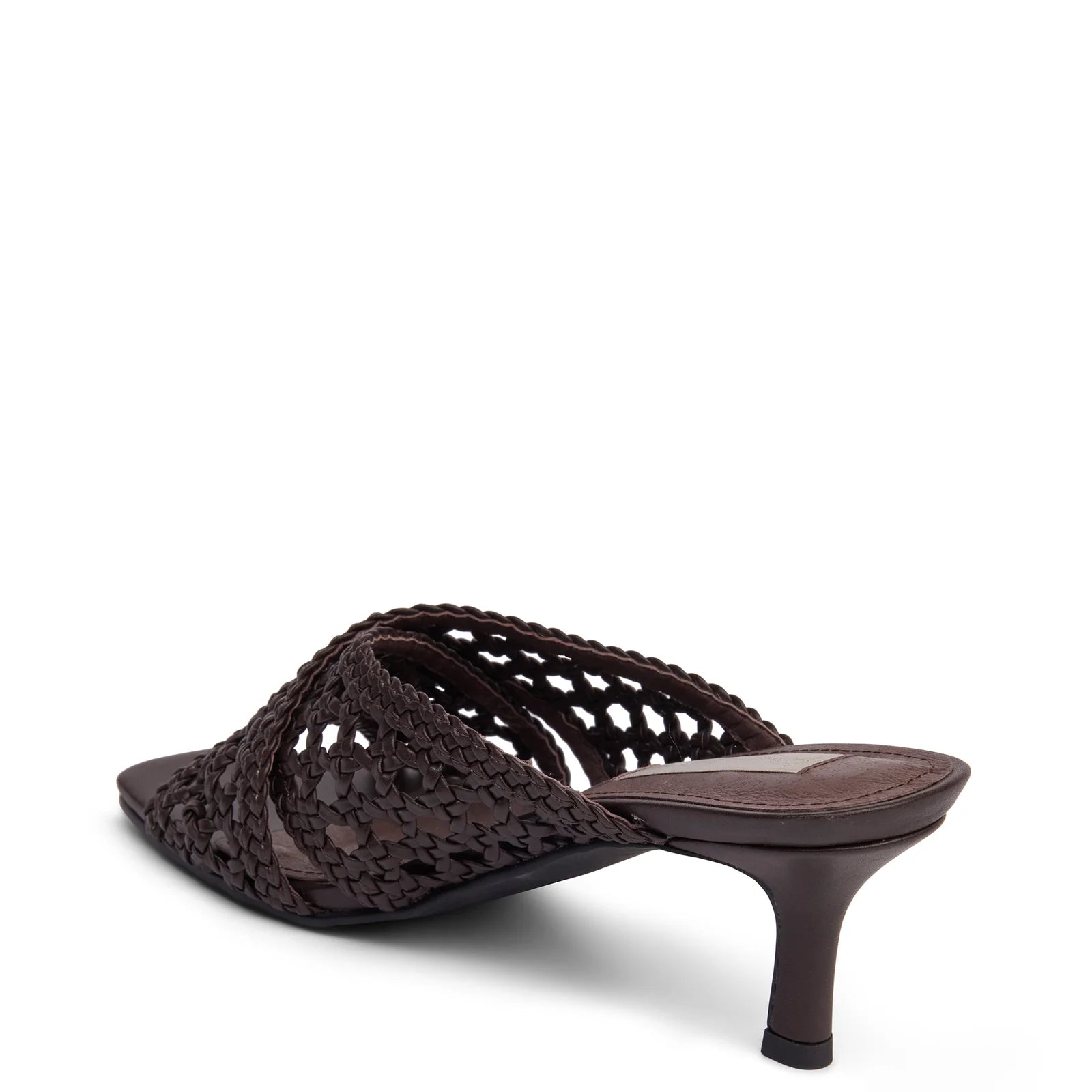 Kathryn Wilson | Lila Woven Heel | Chocolate Calf | Palm Boutique