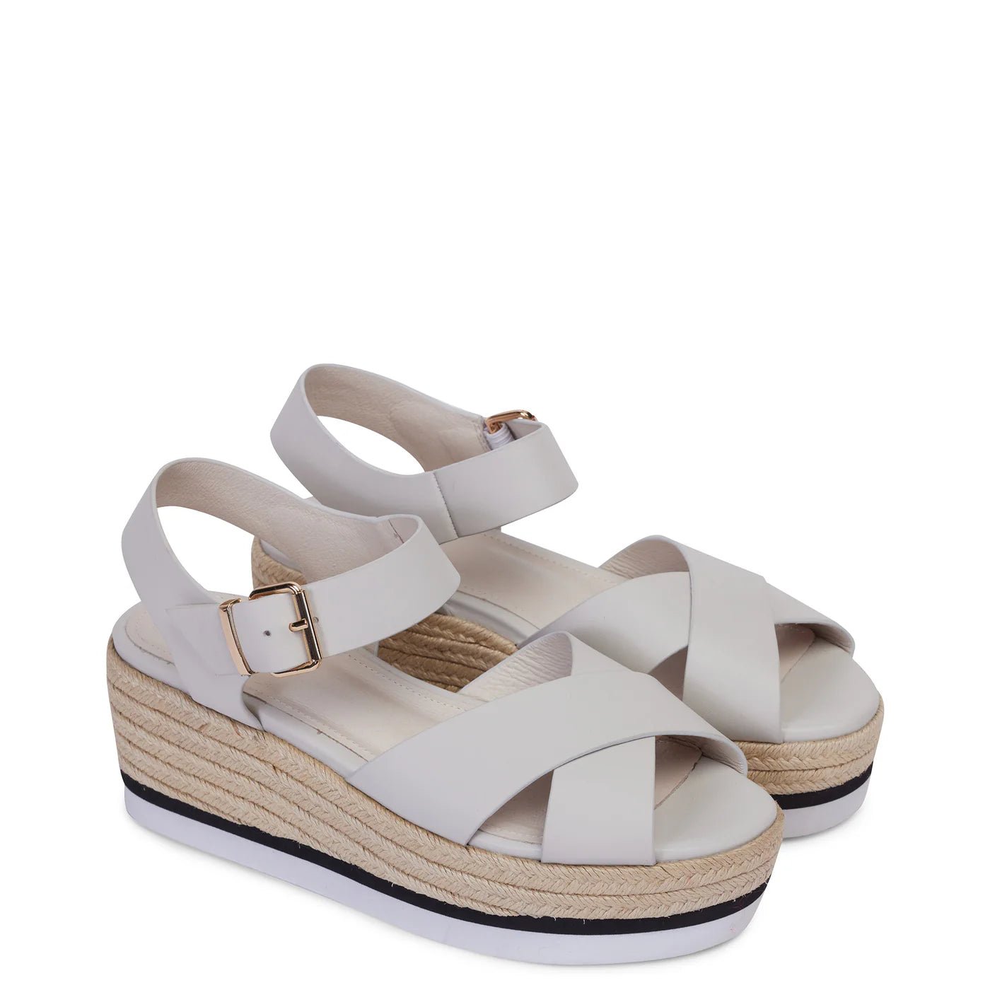 Kathryn Wilson | Sally Sandal | Stone Calf | Palm Boutique