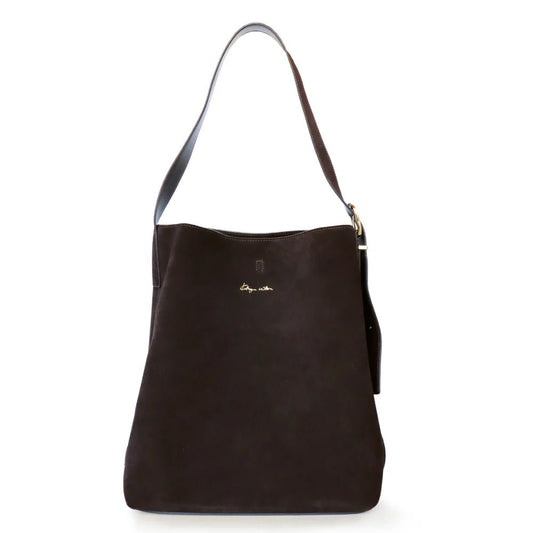 Kathryn Wilson | Tobi Tote | Chocolate Suede | Palm Boutique