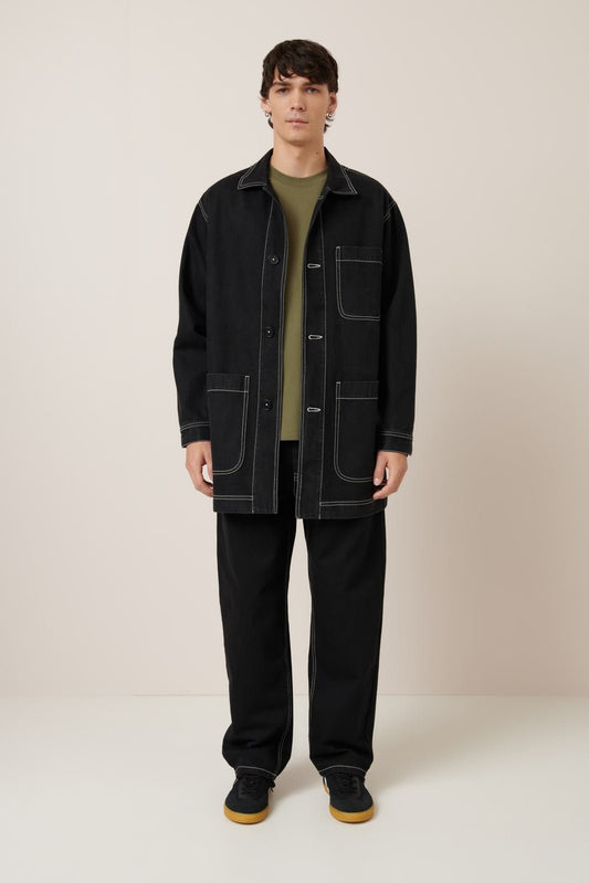 kowtow | Alfie Jacket | Black Denim | Palm Boutique