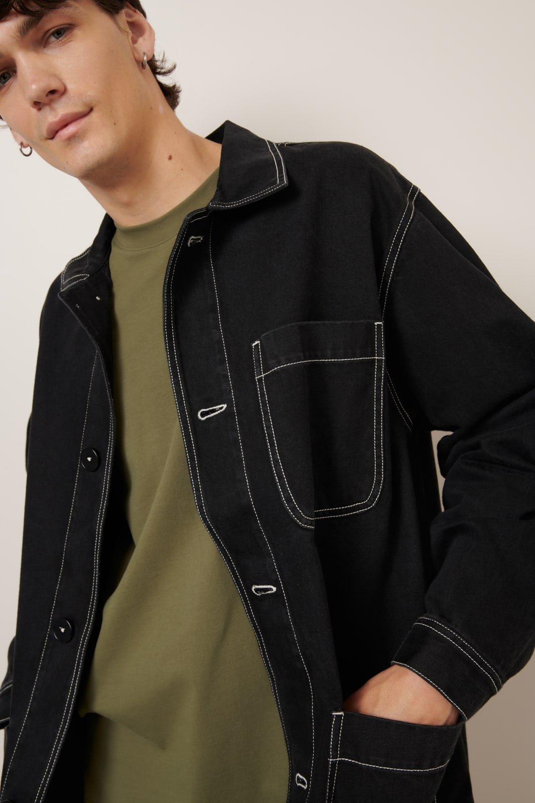 kowtow | Alfie Jacket | Black Denim | Palm Boutique