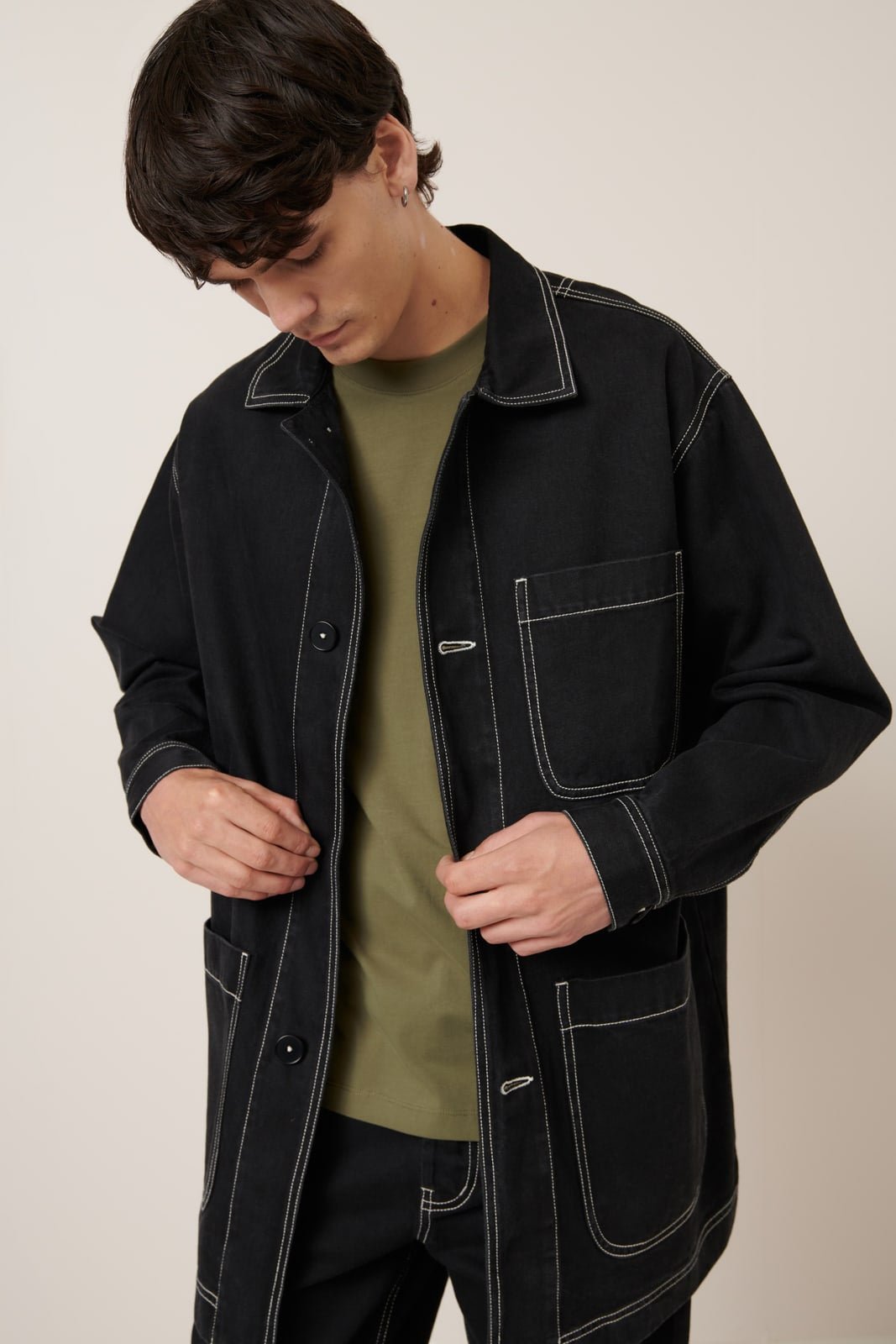 kowtow | Alfie Jacket | Black Denim | Palm Boutique