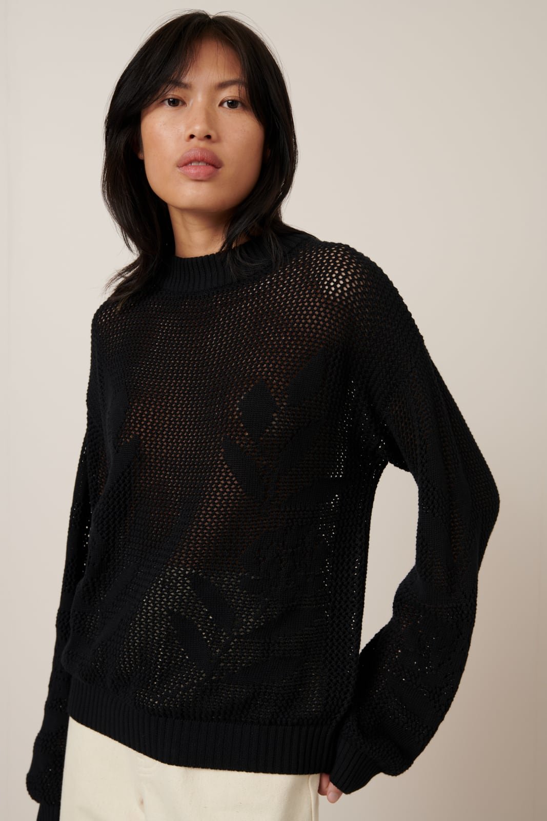 kowtow | Amalie Crew | Black | Palm Boutique