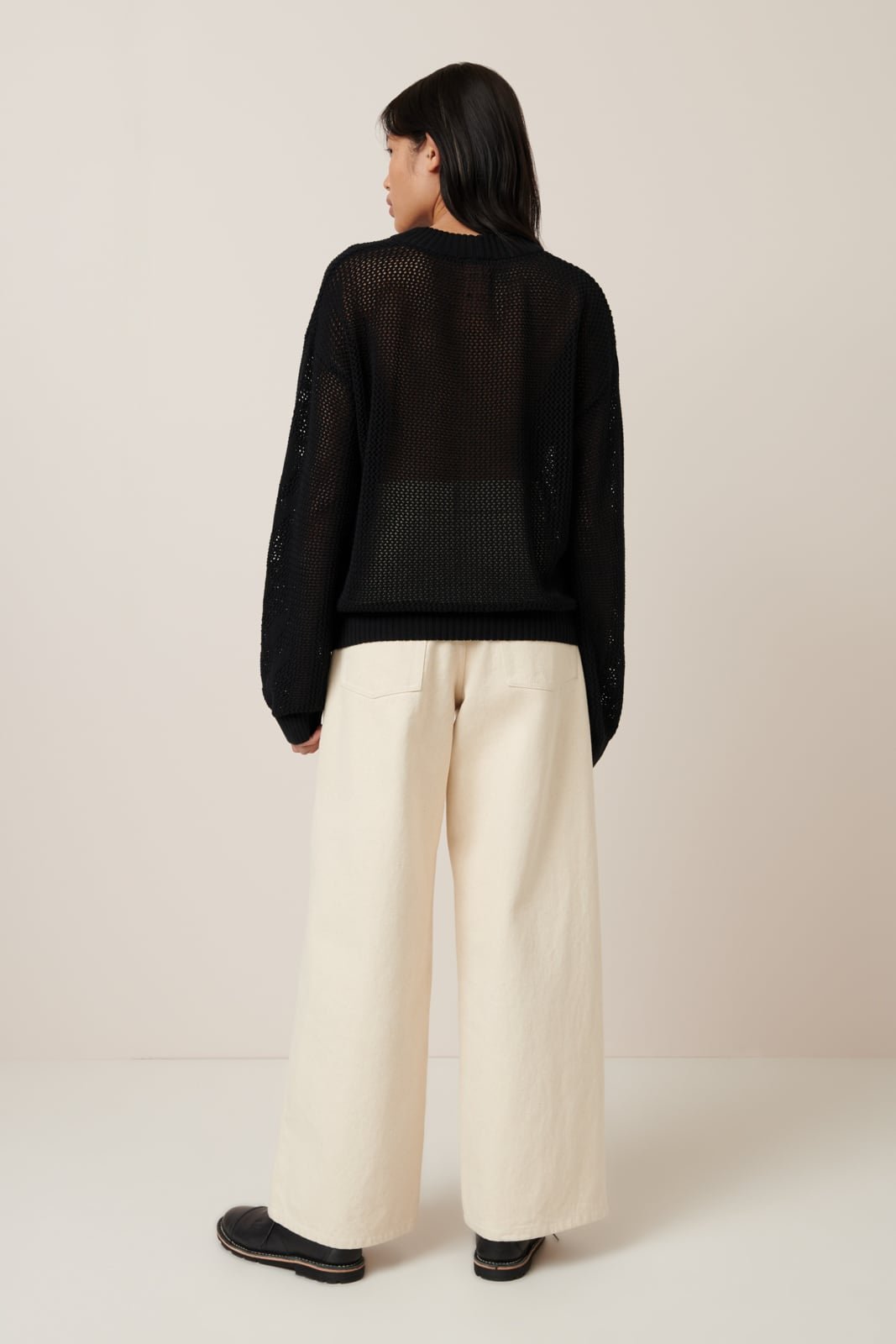 kowtow | Amalie Crew | Black | Palm Boutique