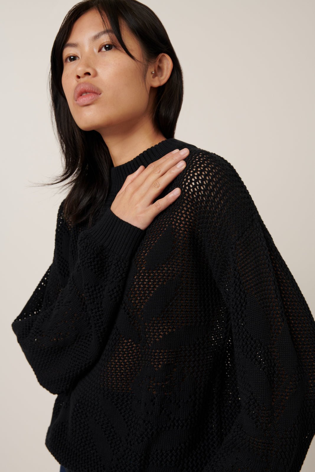 kowtow | Amalie Crew | Black | Palm Boutique
