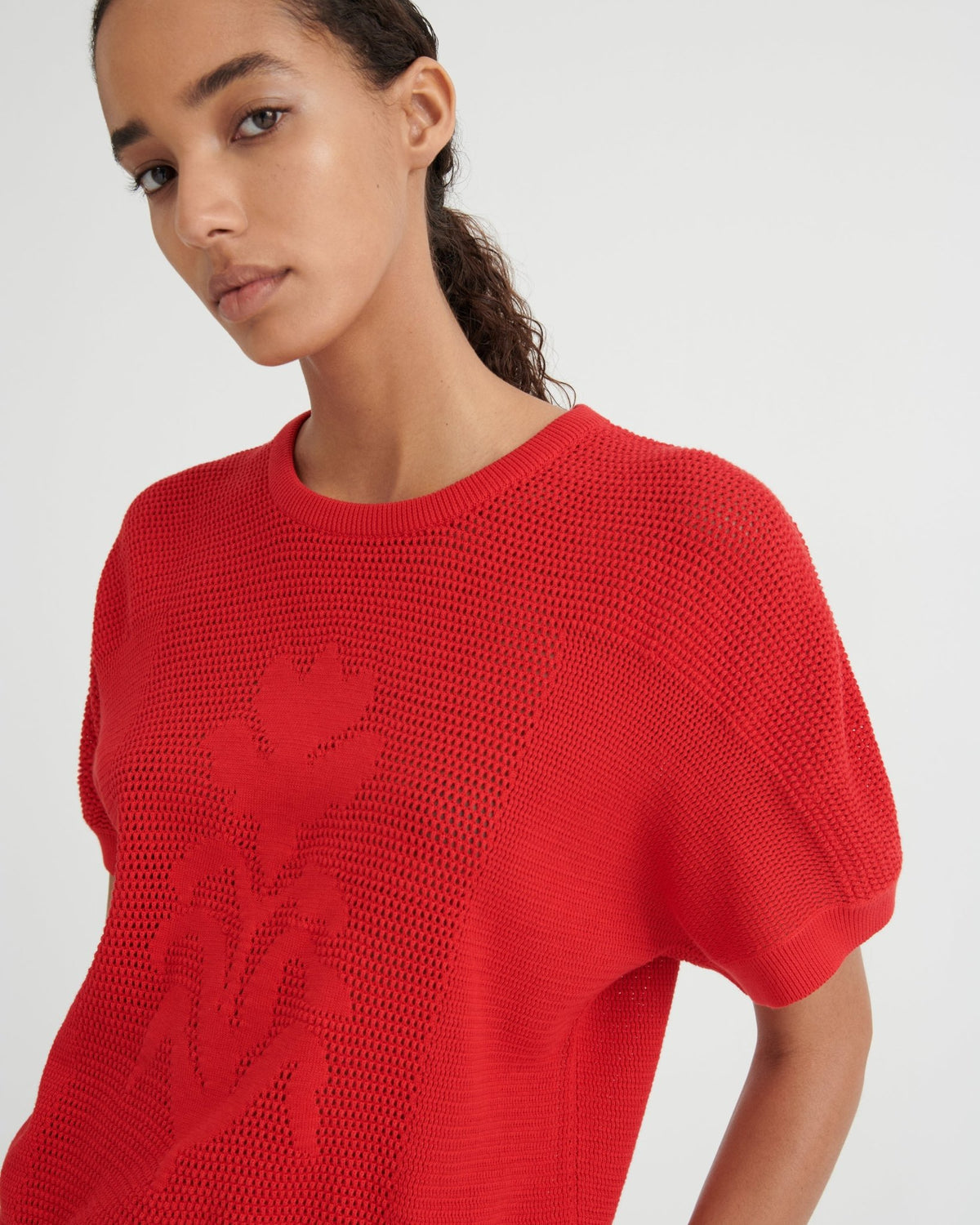 kowtow | Ariel Top | Poppy Red | Palm Boutique