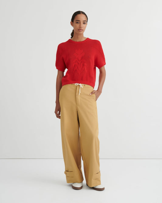 kowtow | Ariel Top | Poppy Red | Palm Boutique