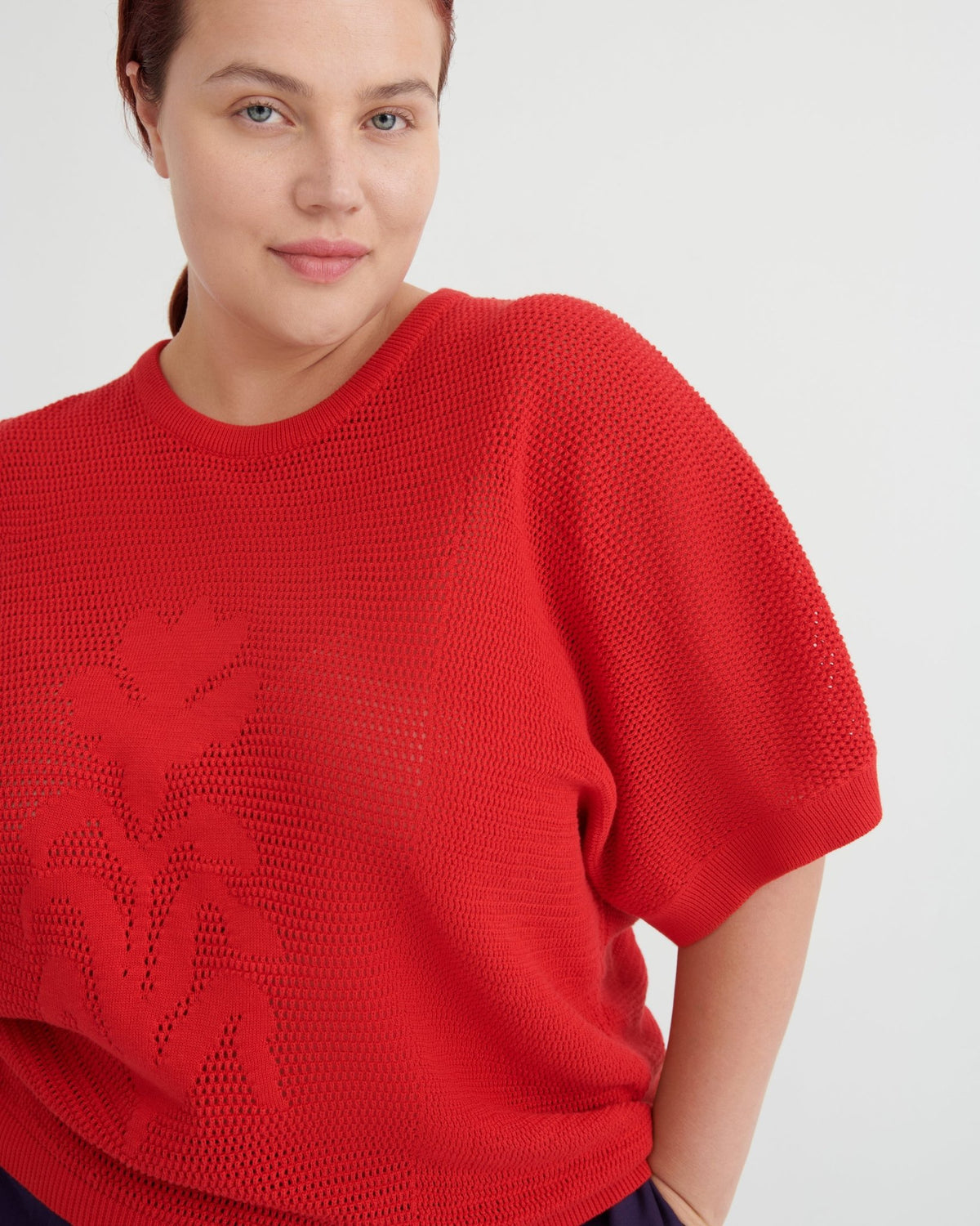 kowtow | Ariel Top | Poppy Red | Palm Boutique