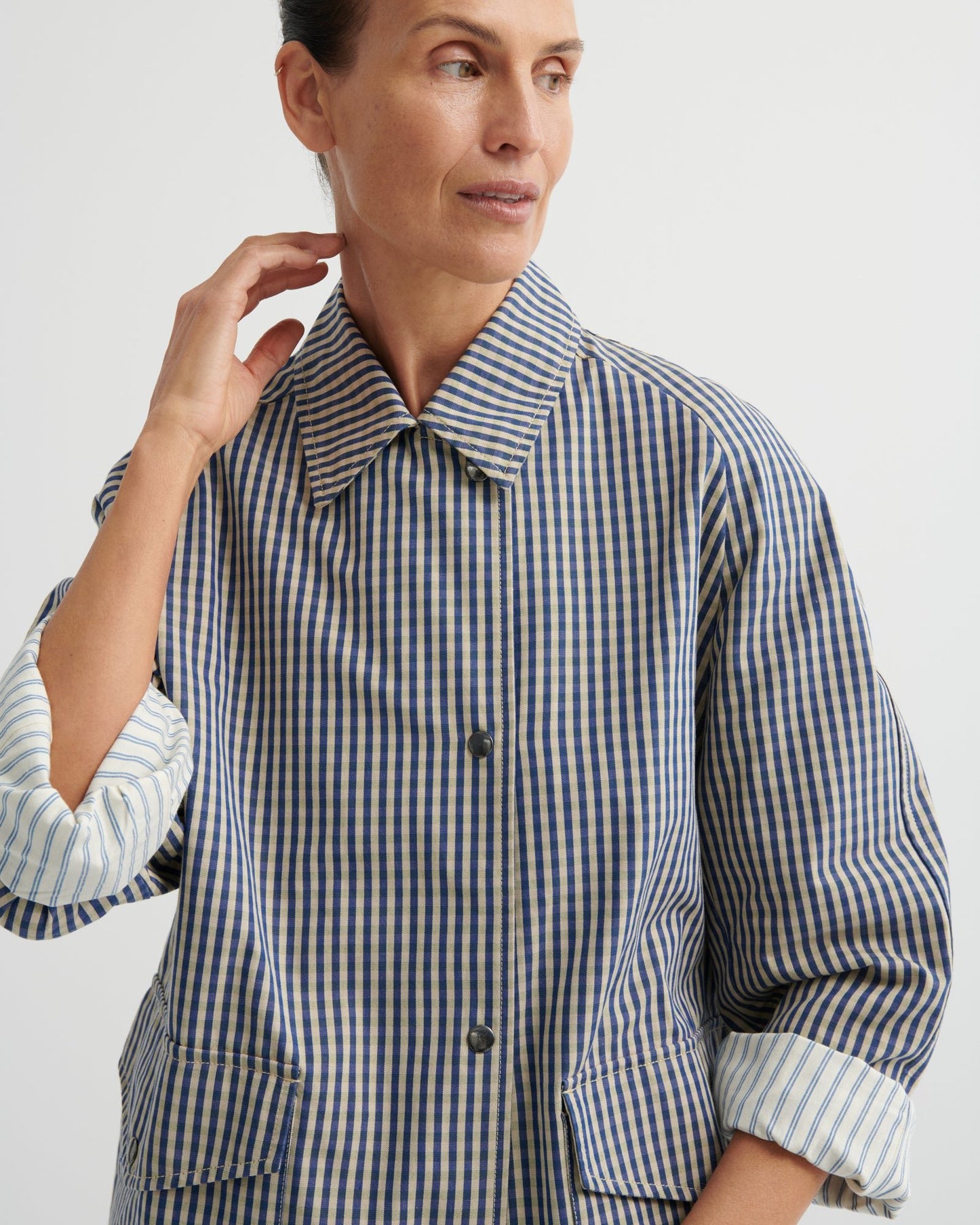 kowtow | Atelier Trench | Landscape Check | Palm Boutique