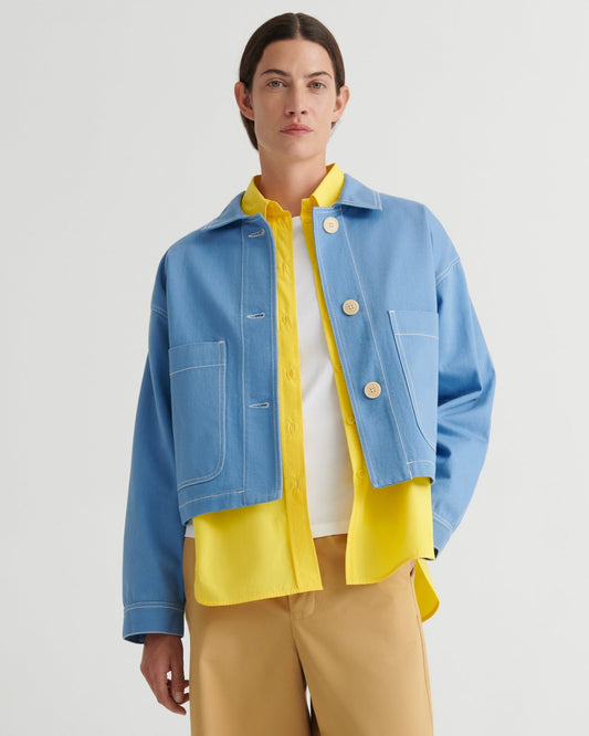 kowtow | Ava Jacket | Sky Denim | Palm Boutique