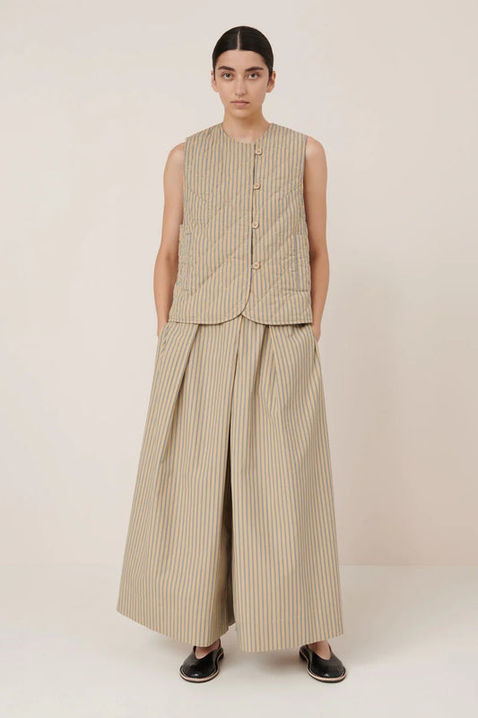 kowtow | Axis Vest | Double Pinstripe | Palm Boutique