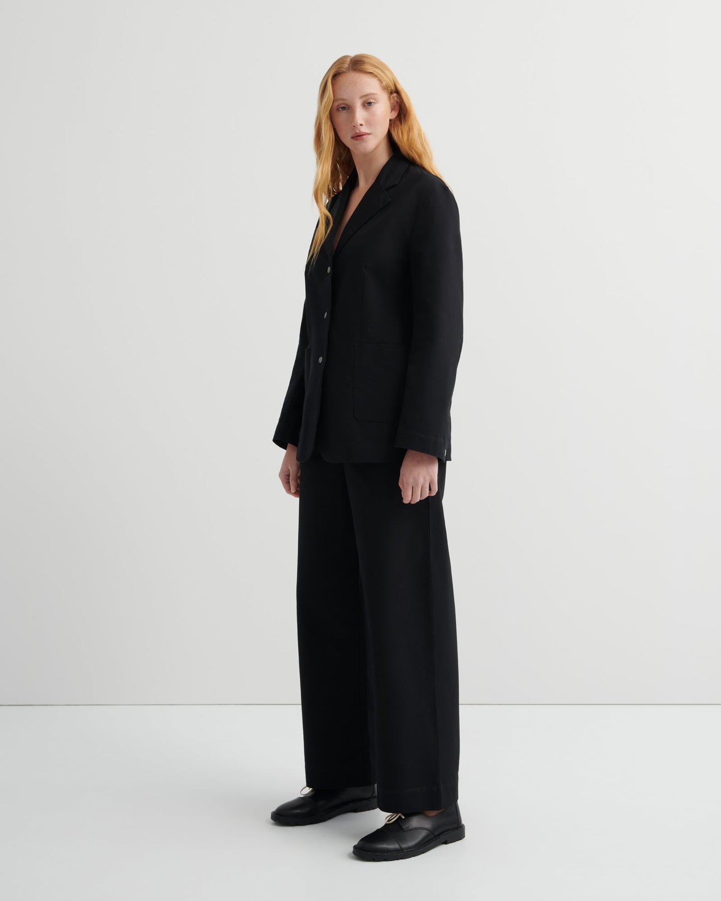kowtow | Composition Blazer | Black | Palm Boutique