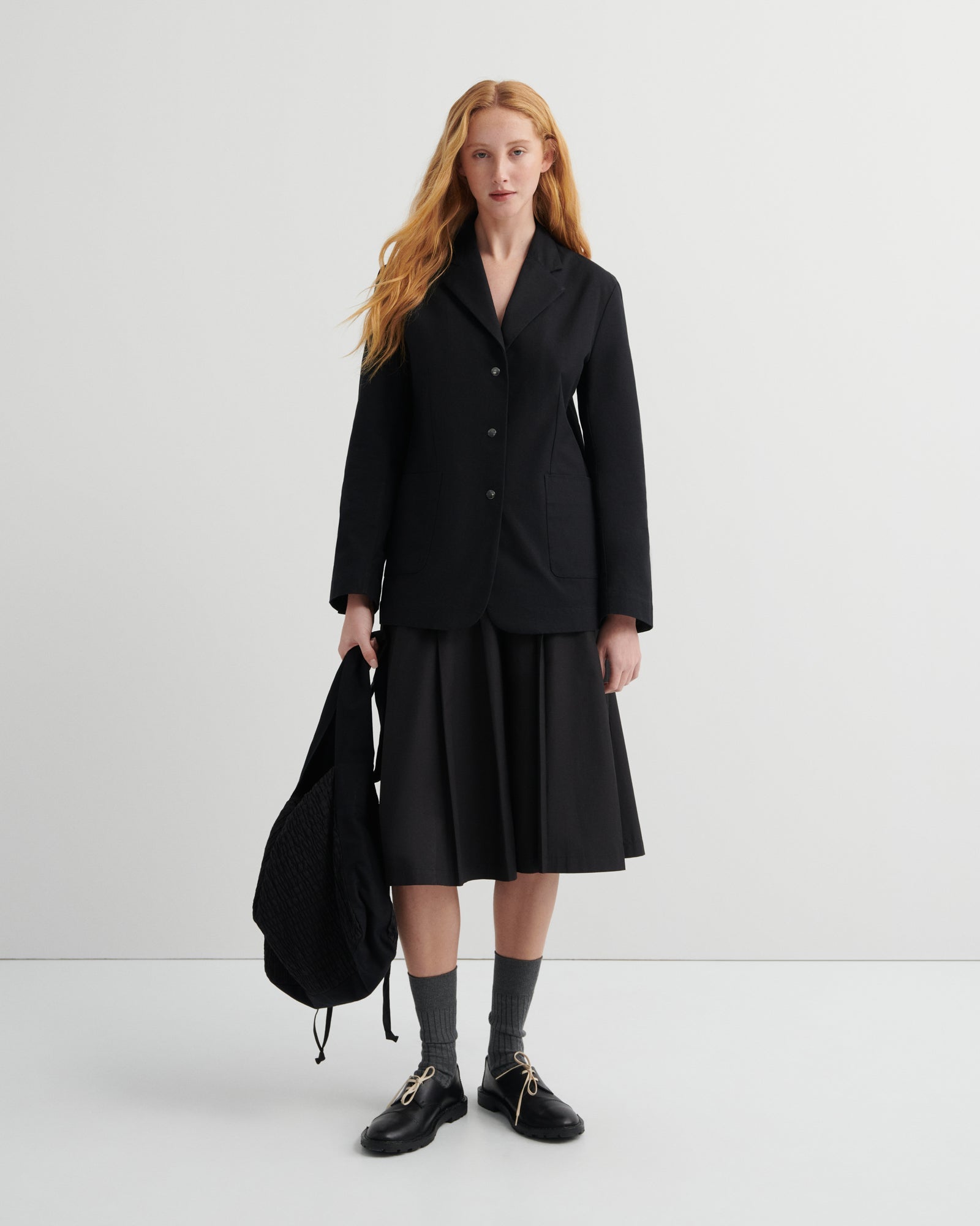kowtow | Composition Blazer | Black | Palm Boutique