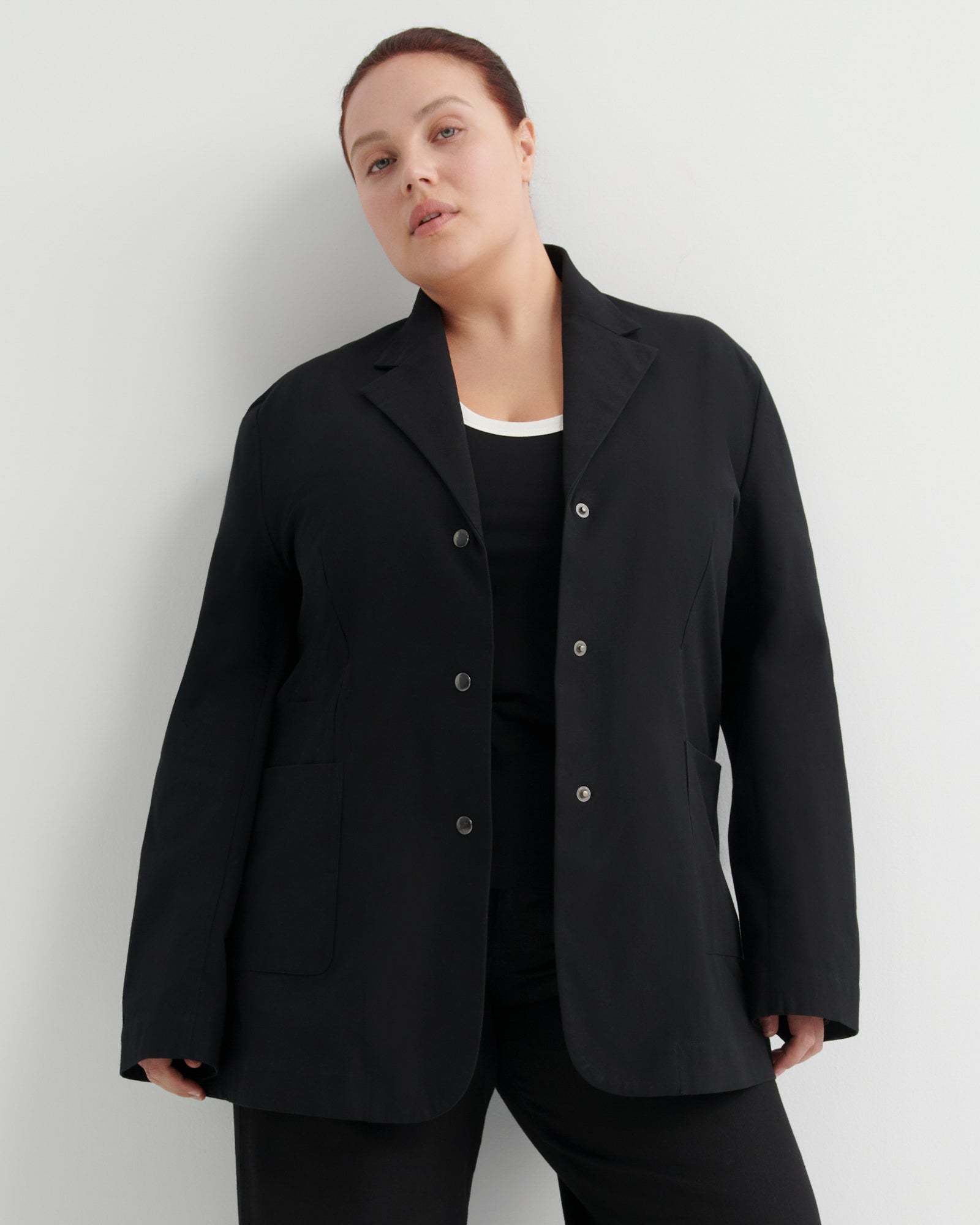 kowtow | Composition Blazer | Black | Palm Boutique