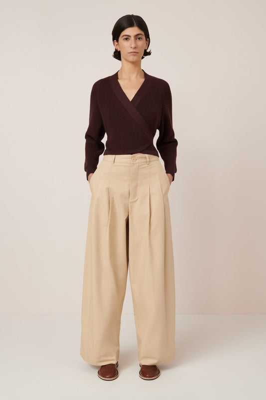 kowtow | Composure Cardigan | Mahogany | Palm Boutique