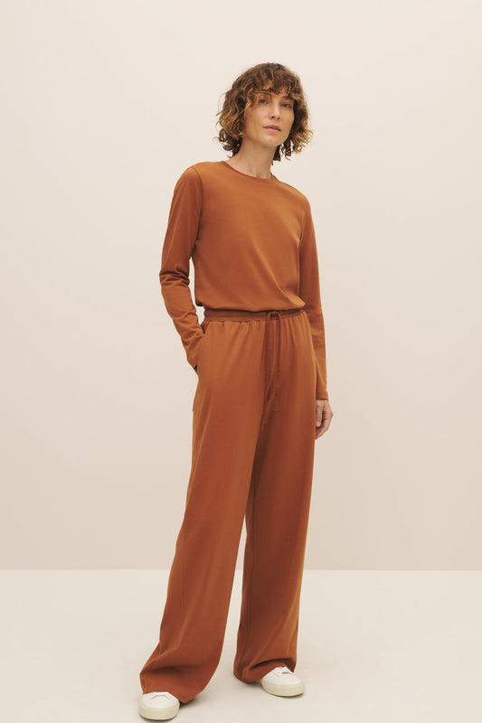 kowtow | Draw Cord Pant | Burnt Umber | Palm Boutique