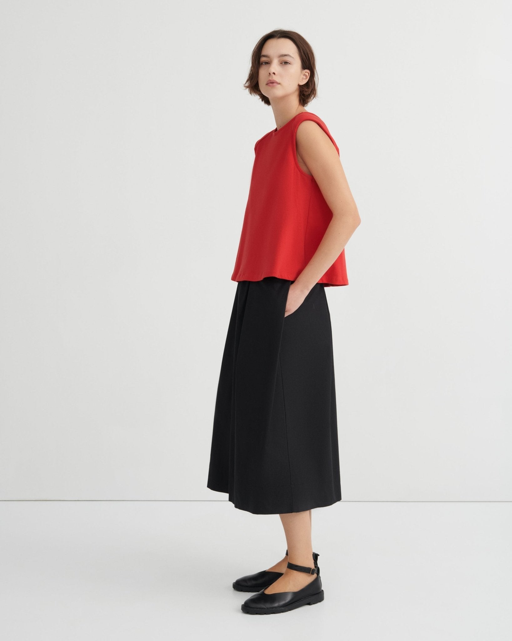 kowtow | Ember Tank | Poppy Red | Palm Boutique