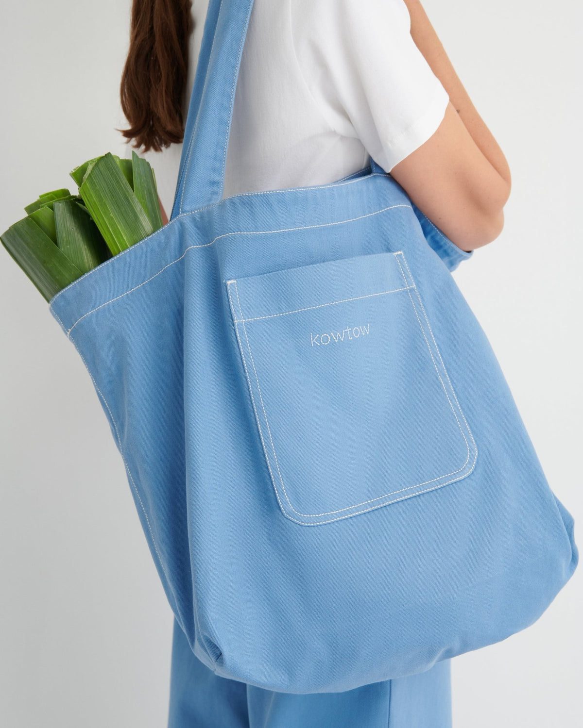 kowtow | Everyday Tote | Sky Denim | Palm Boutique
