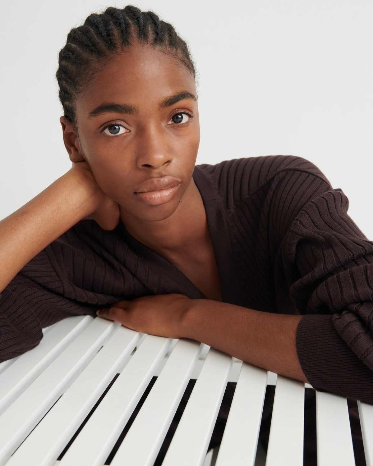 kowtow | Field Cardigan | Sable | Palm Boutique