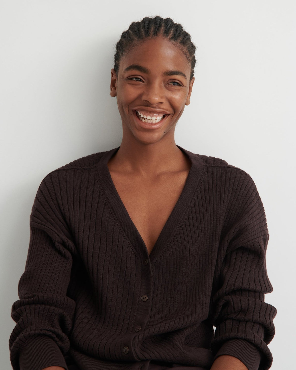 kowtow | Field Cardigan | Sable | Palm Boutique