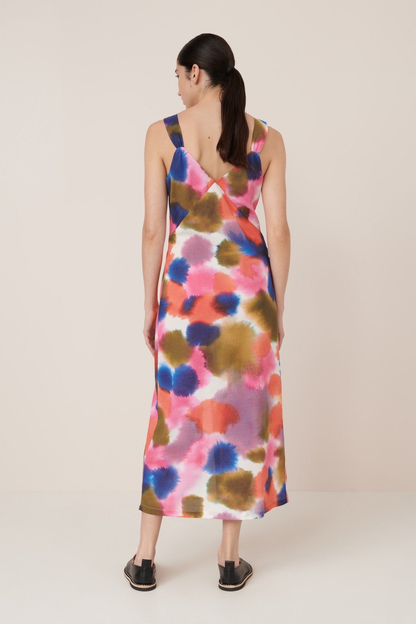 kowtow | Fluidity Dress | Watercolour | Palm Boutique