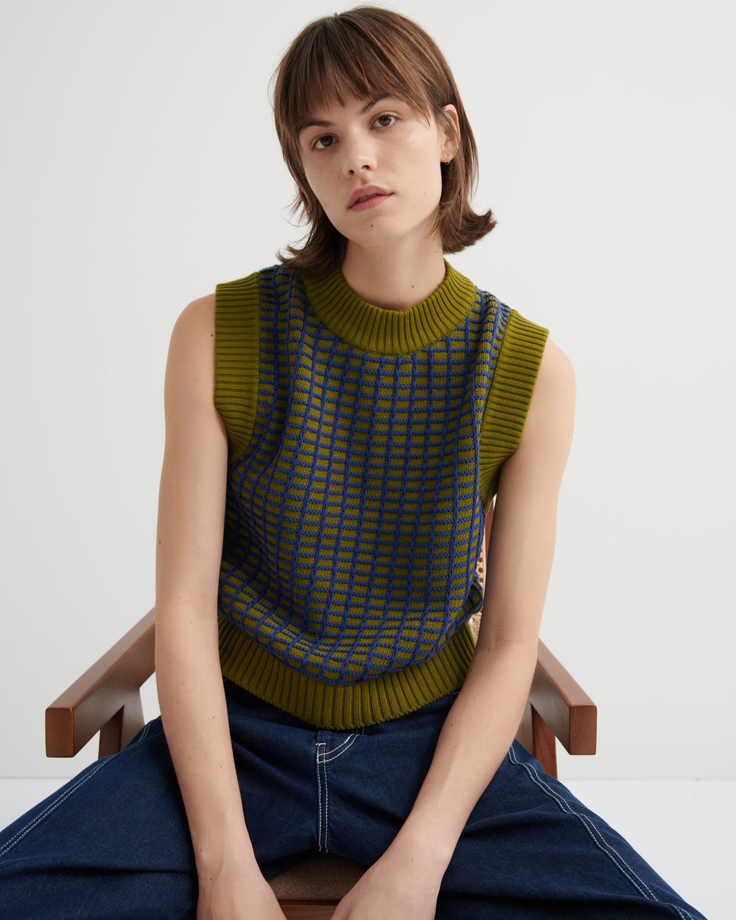 kowtow | Grid Vest | Field | Palm Boutique