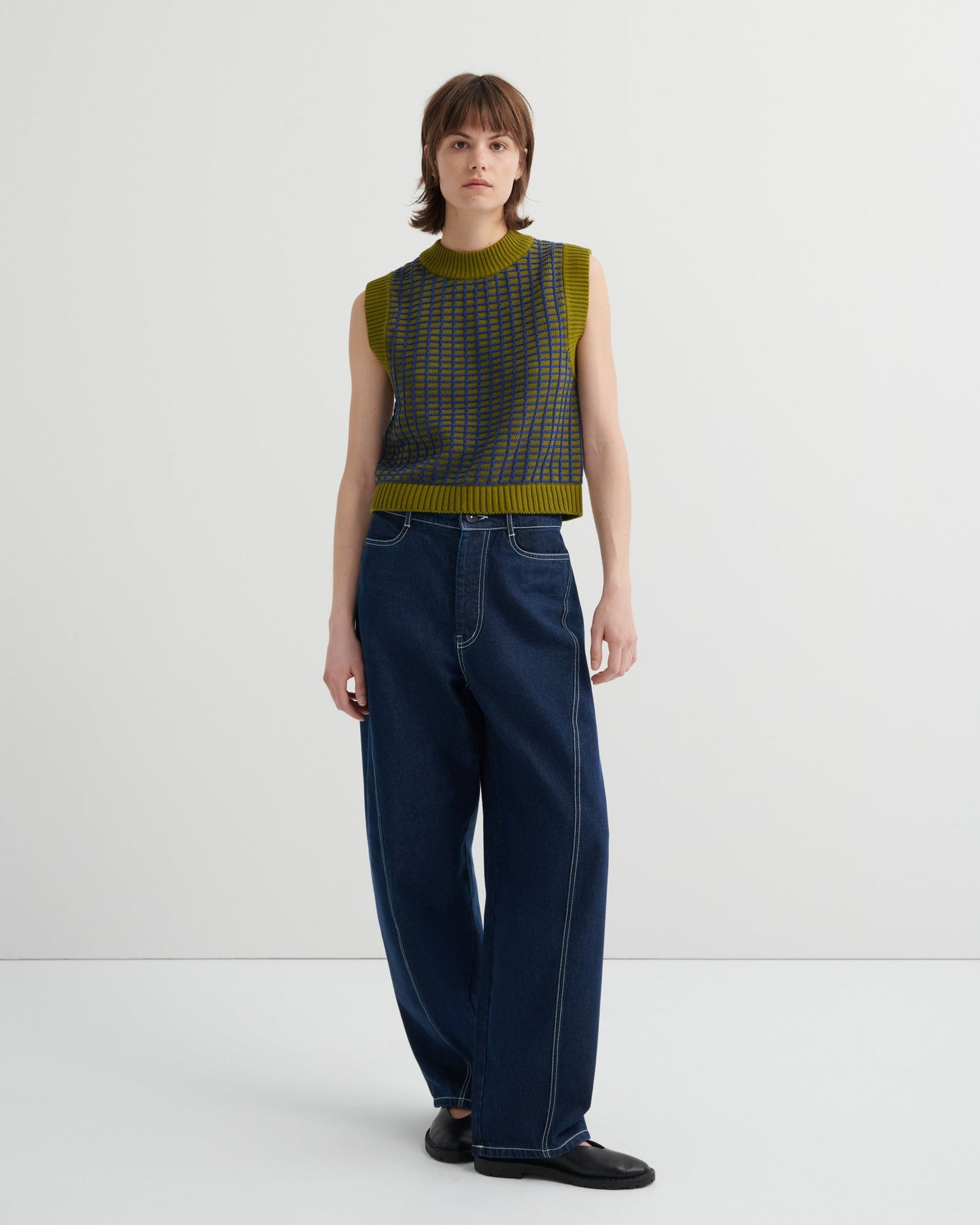 kowtow | Grid Vest | Field | Palm Boutique