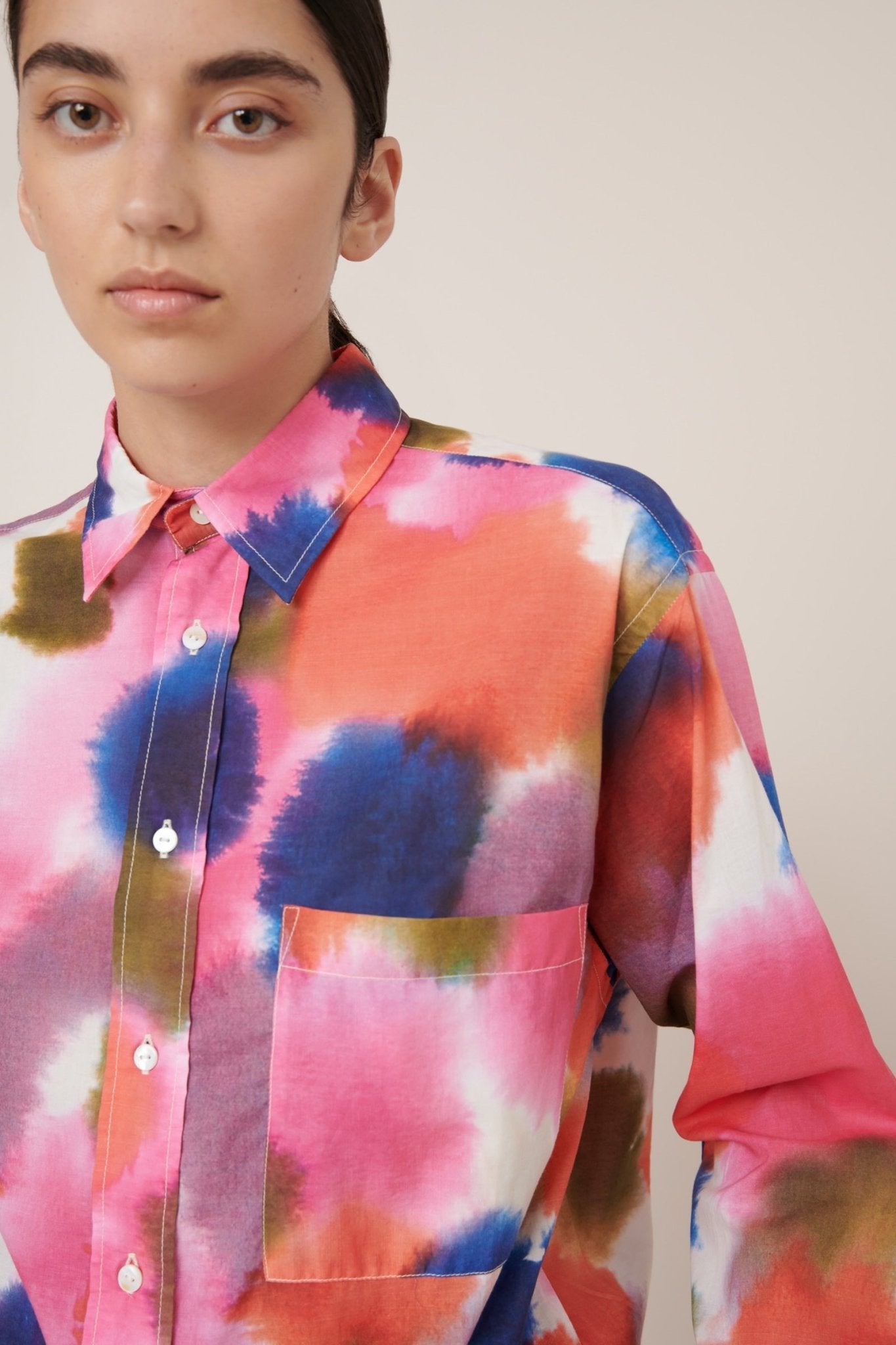 kowtow | James Shirt | Watercolour | Palm Boutique