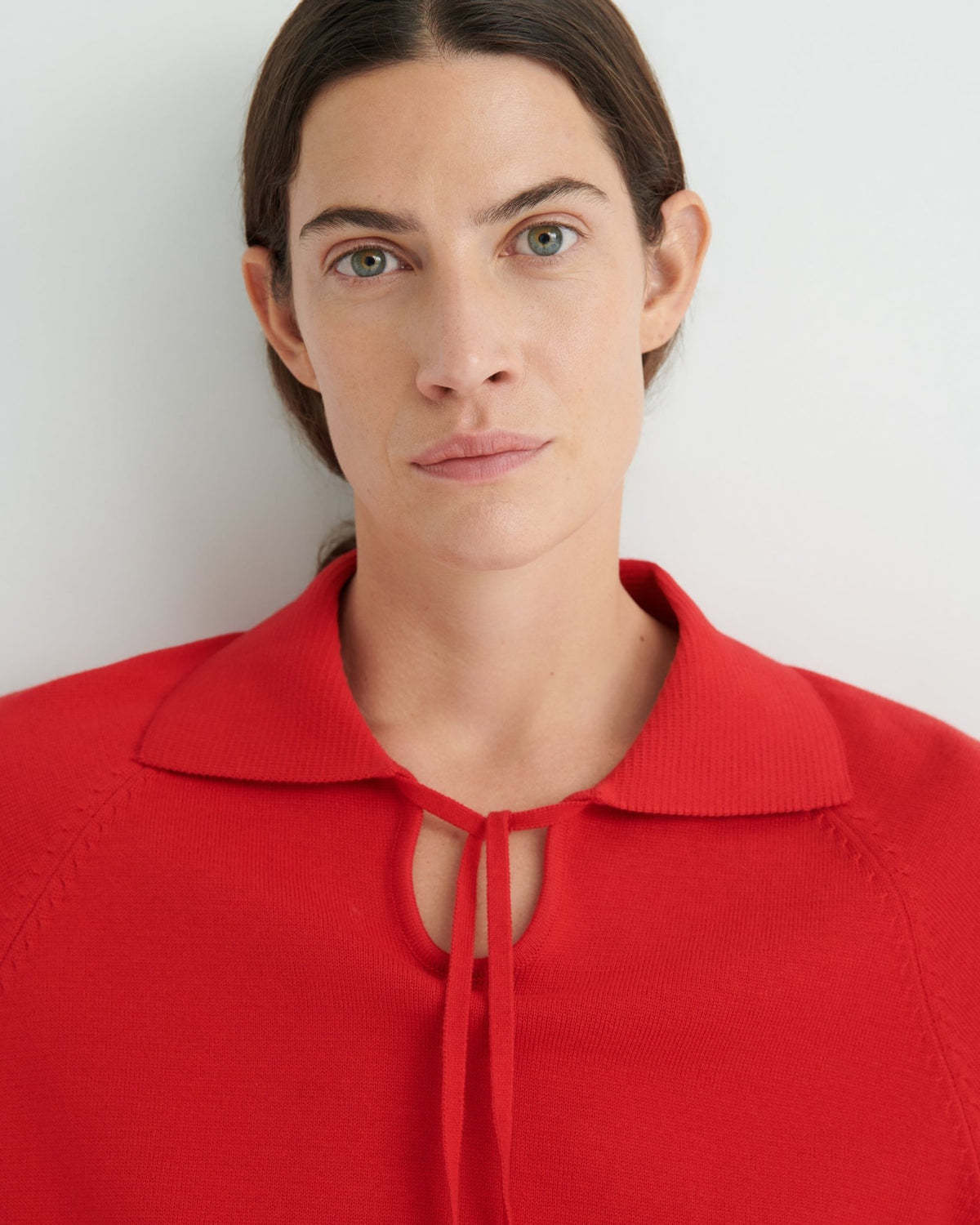 kowtow | Keyhole Jumper | Poppy Red | Palm Boutique