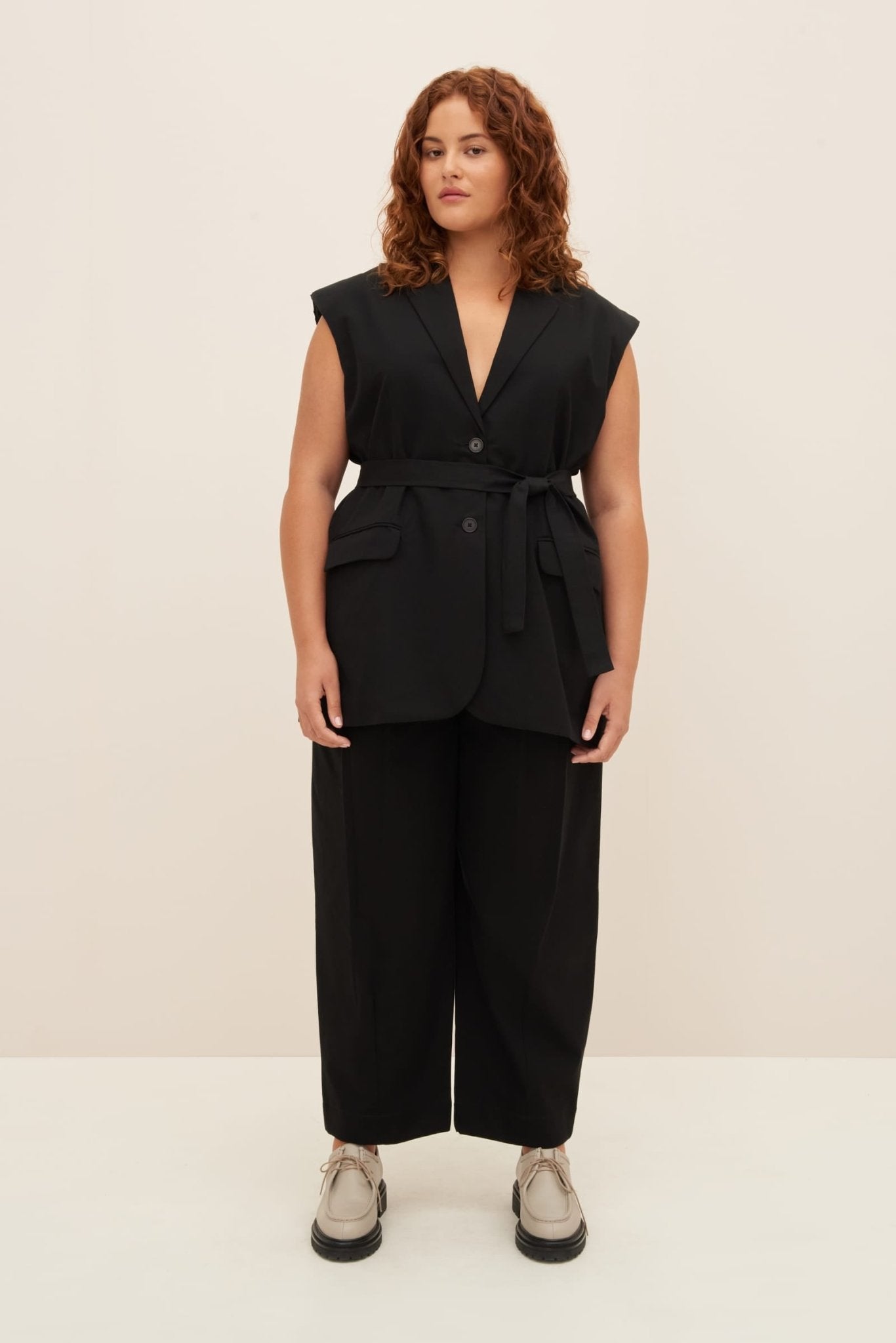 kowtow | Lena Blazer | Black | Palm Boutique