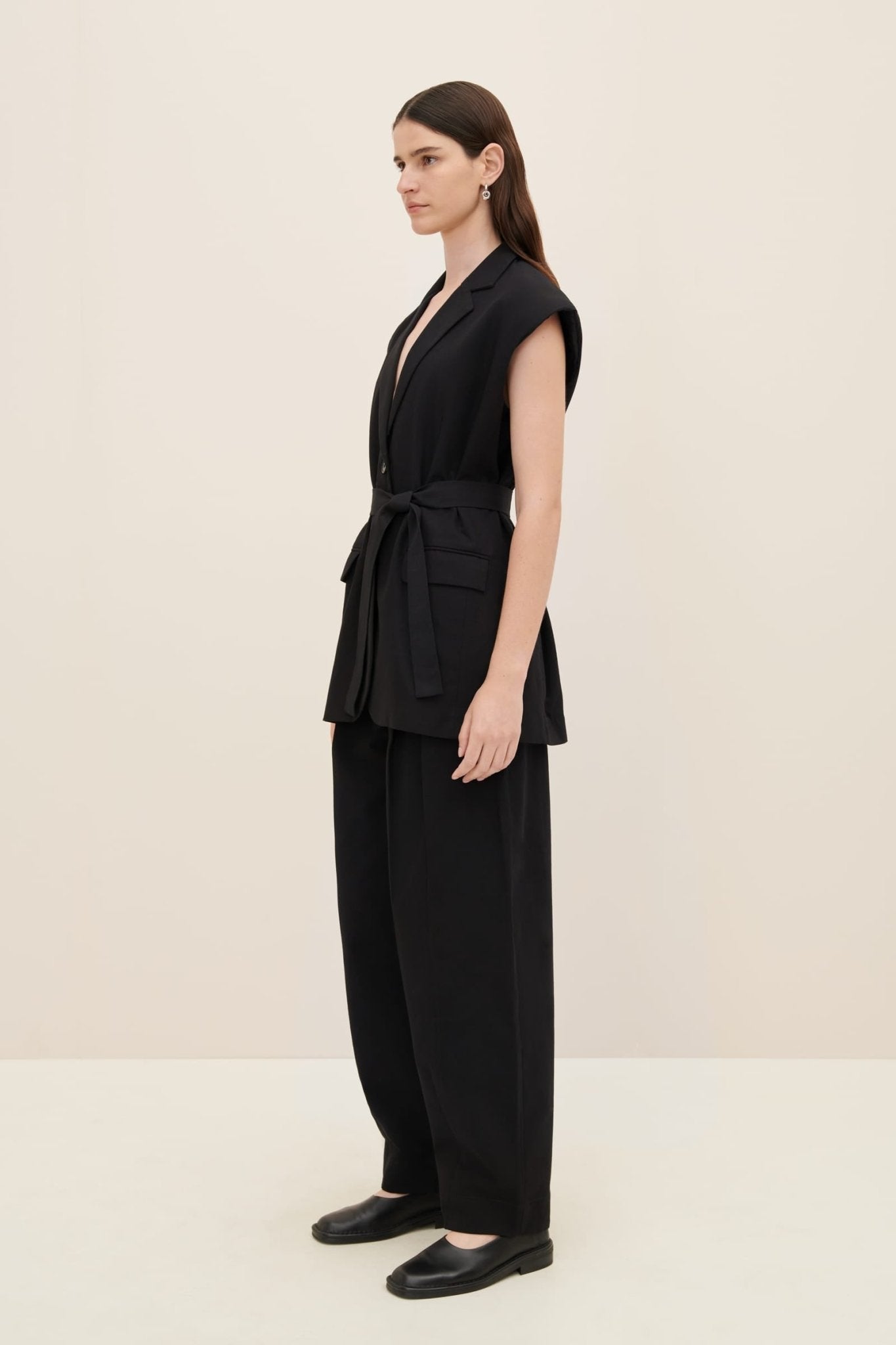 kowtow | Lena Blazer | Black | Palm Boutique