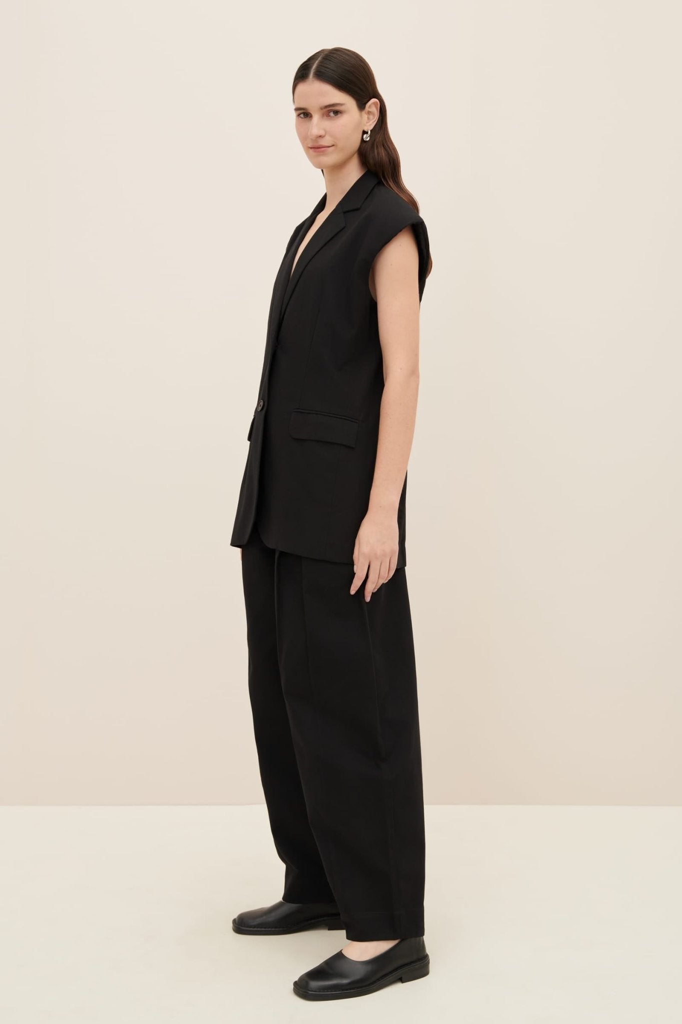 kowtow | Lena Blazer | Black | Palm Boutique