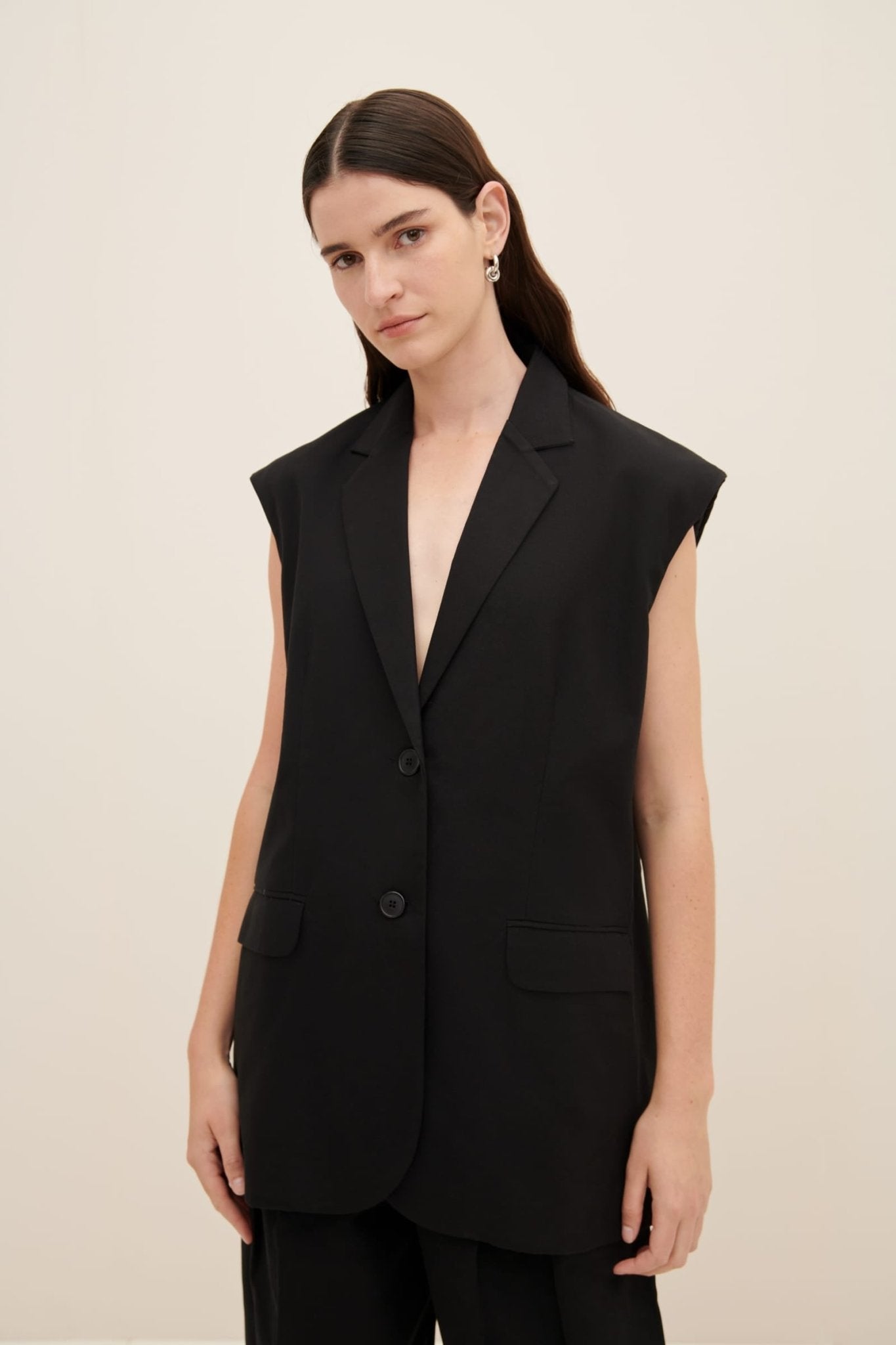 kowtow | Lena Blazer | Black | Palm Boutique
