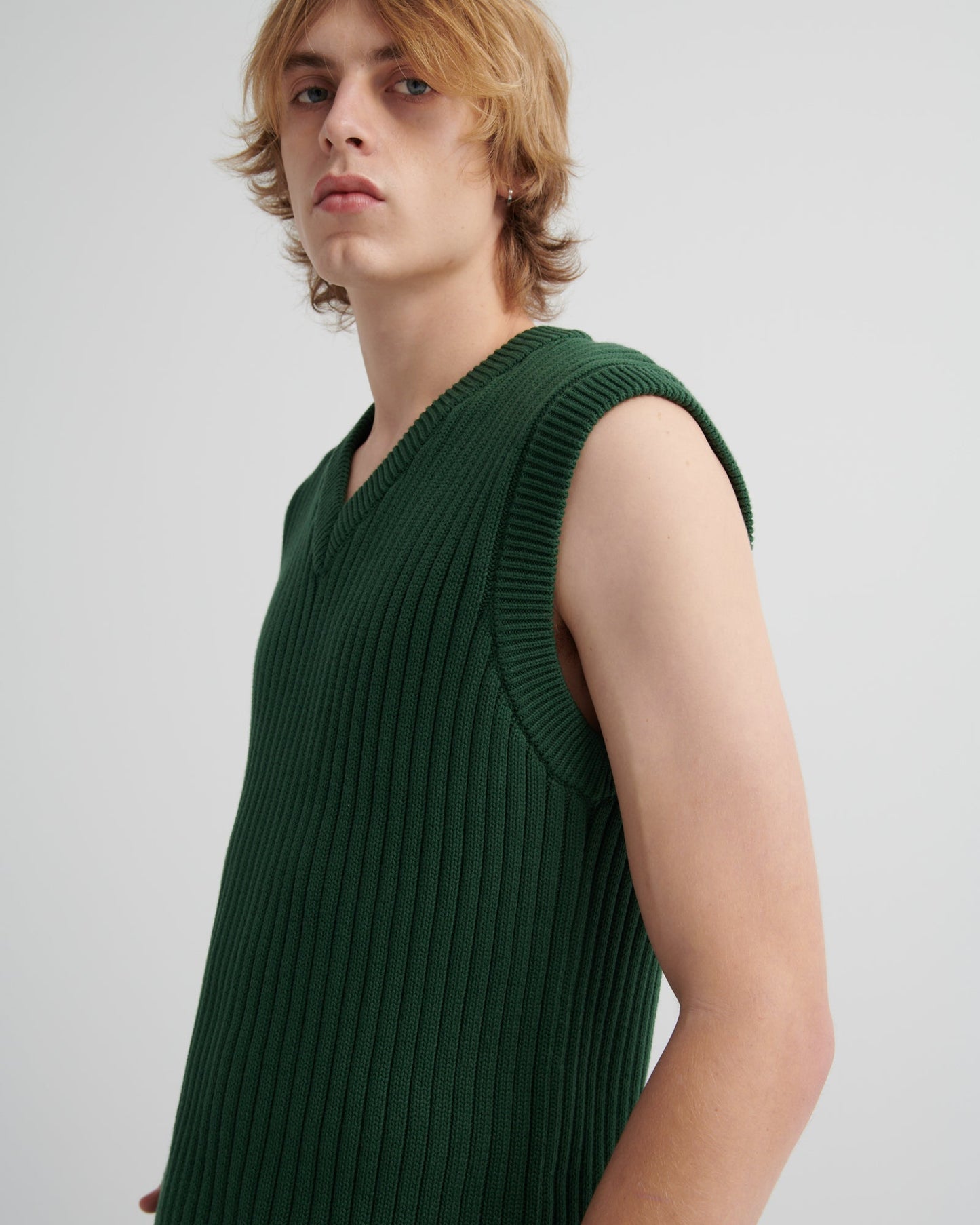 kowtow | Luca Vest | Forest | Palm Boutique