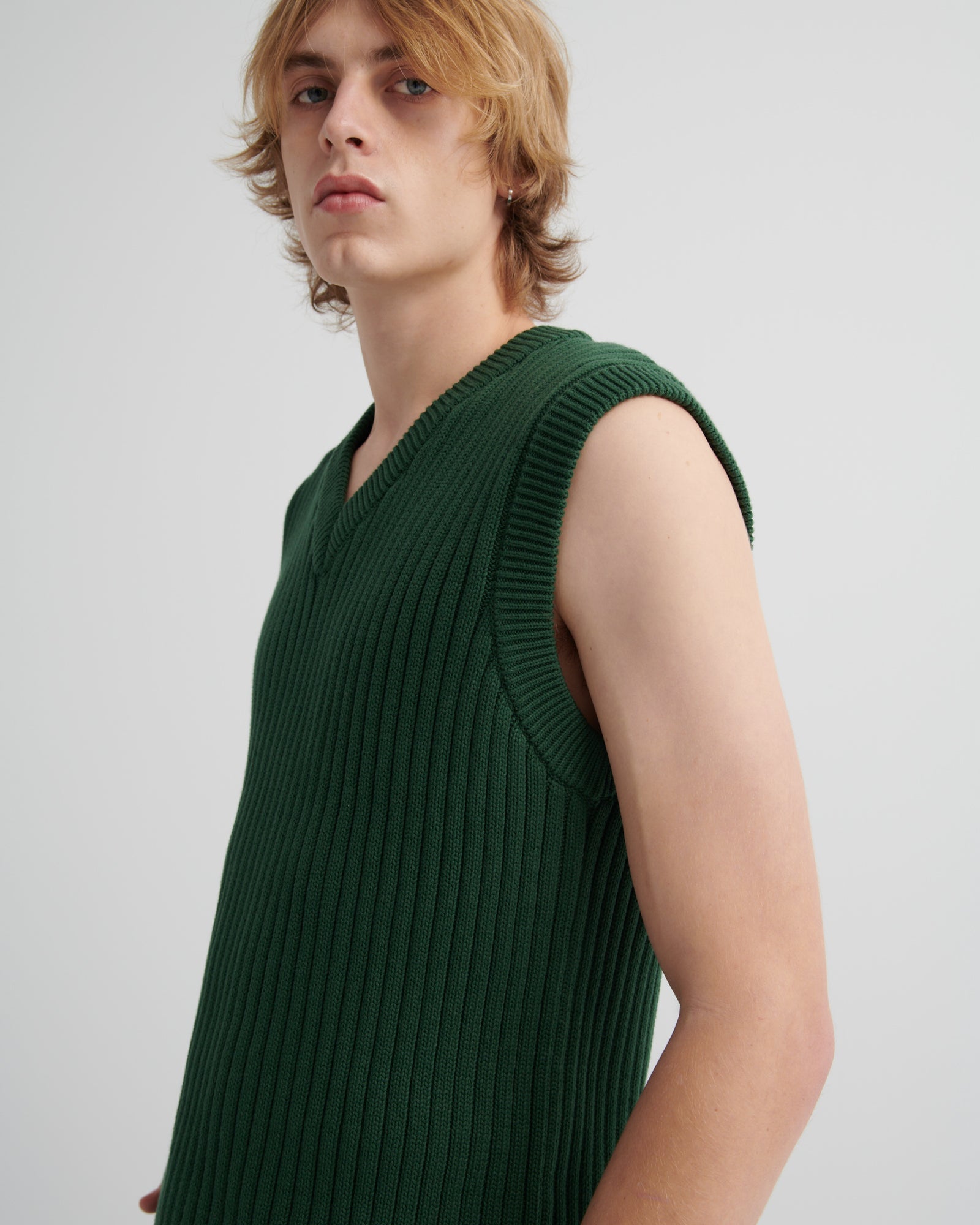 kowtow | Luca Vest | Forest | Palm Boutique