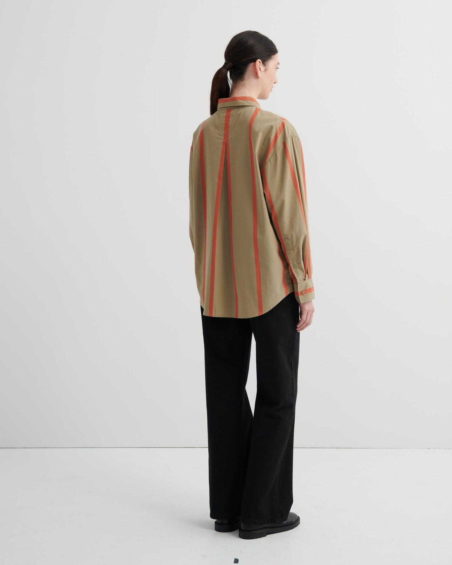 kowtow | Maker Shirt | Nasturtium Stripe | Palm Boutique