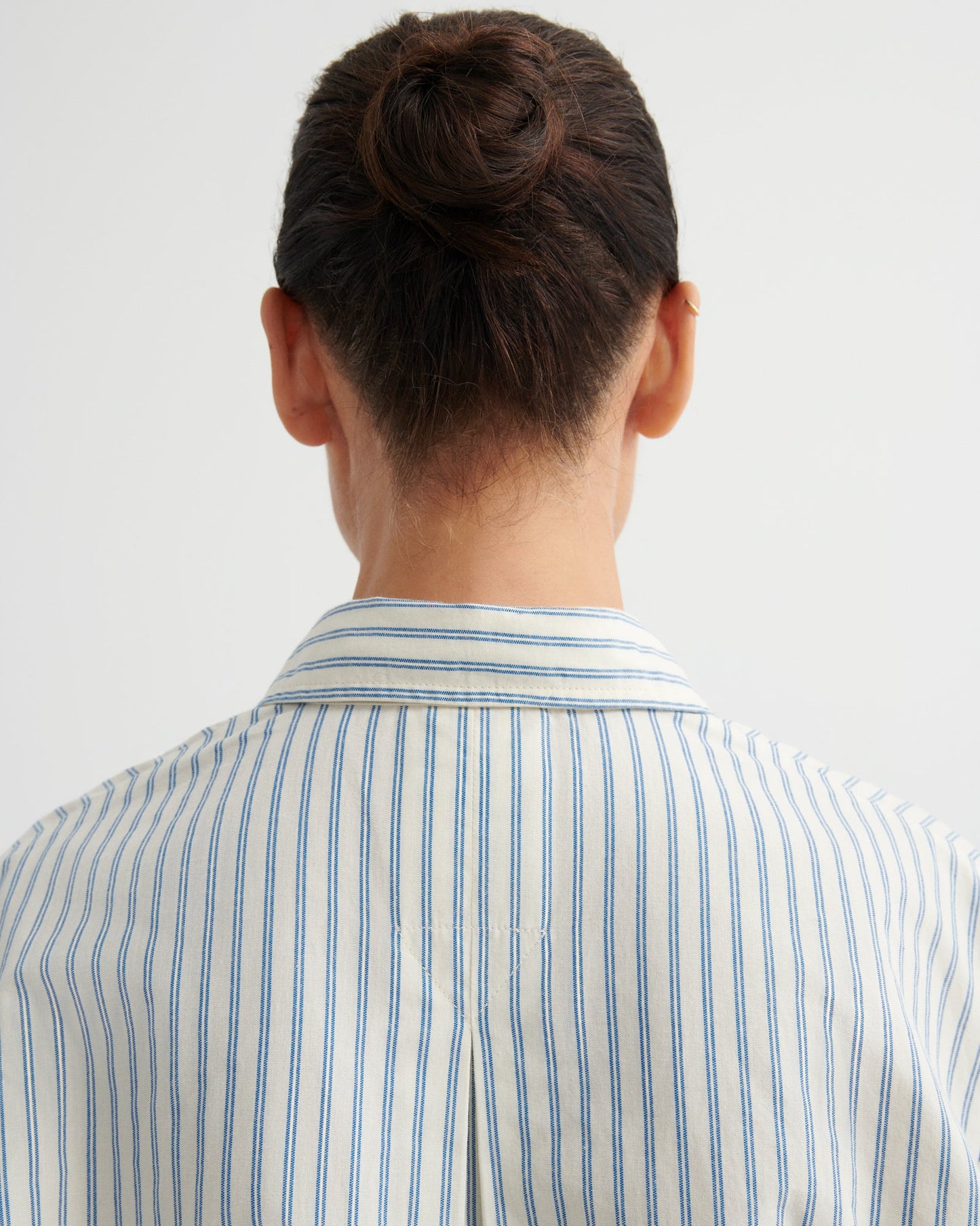 kowtow | Maker Shirt | Ticking Stripe | Palm Boutique