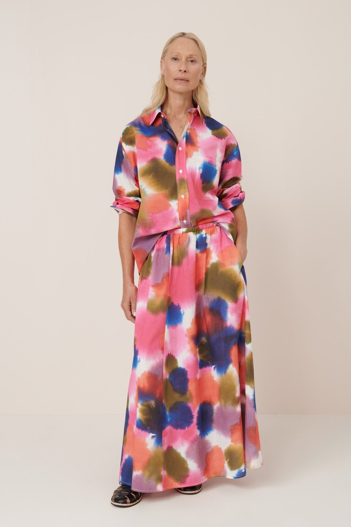 kowtow | Muse Skirt | Watercolour | Palm Boutique