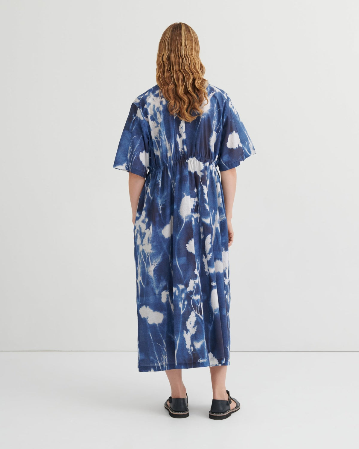 kowtow | Nigella Dress | Cyanotype Floral | Palm Boutique