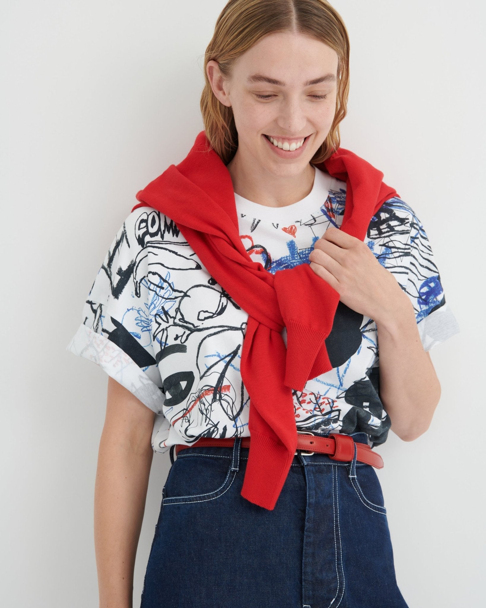 kowtow | Oversized Boxy Tee | Anniversary Print | Palm Boutique