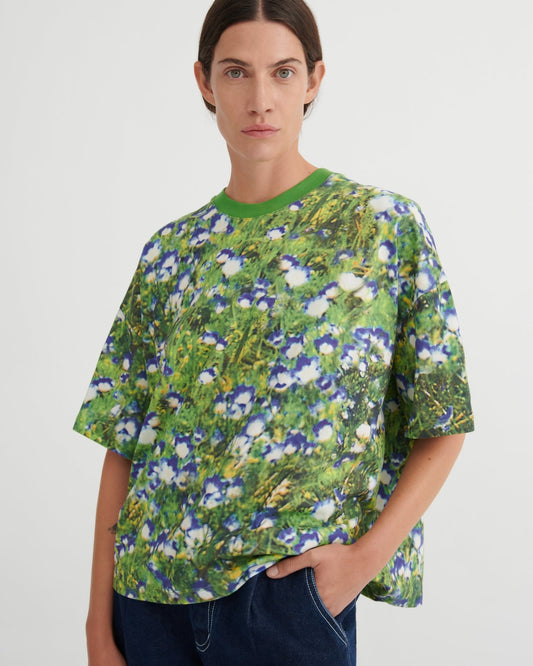 kowtow | Oversized Boxy Tee | Bluebell | Palm Boutique