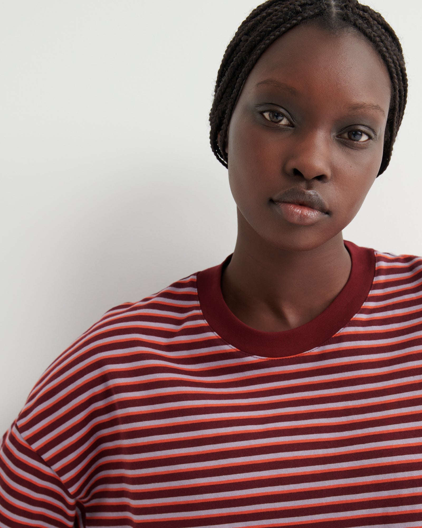 kowtow | Oversized Boxy Tee | Stack Stripe | Palm Boutique
