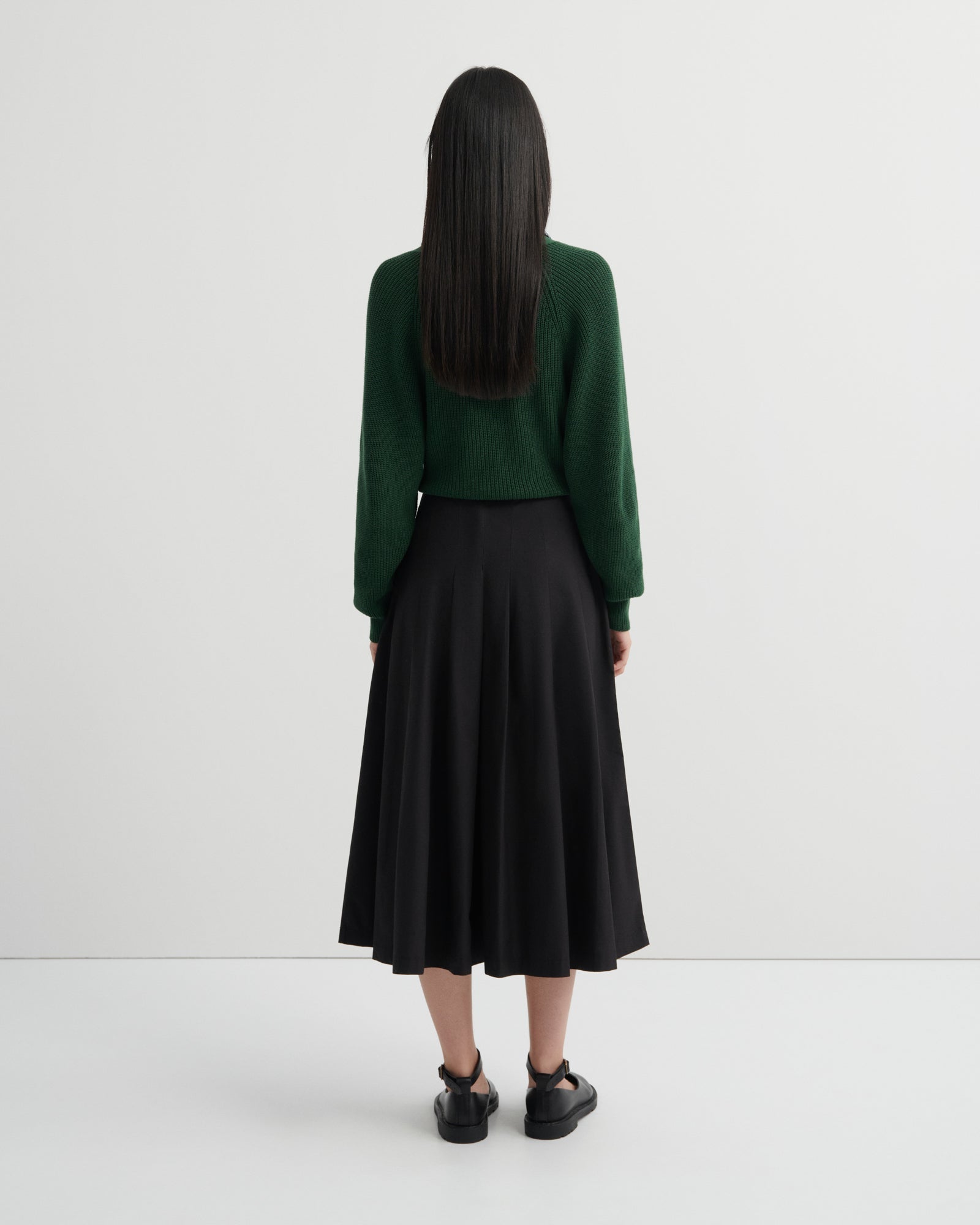 kowtow | Pleater Skirt | Black | Palm Boutique