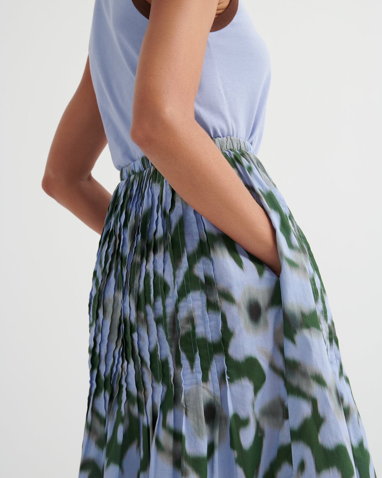 kowtow | Poet Skirt | Misty Floral | Palm Boutique